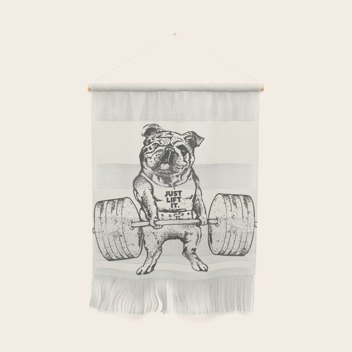 English Bulldog Lift Wall Hanging Gallery Image 1