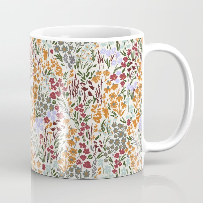 Spring flowery meadow 02 Coffee Mug Gallery Image 1