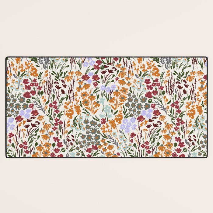 Spring flowery meadow 02 Desk Mat Gallery Image 3