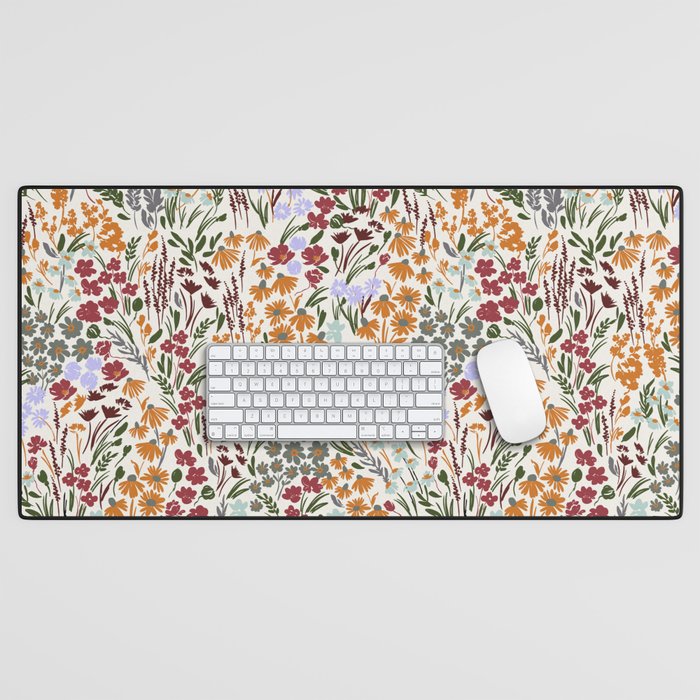 Spring flowery meadow 02 Desk Mat Gallery Image 1