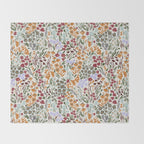 Spring flowery meadow 02 Throw Blanket Gallery Image 2