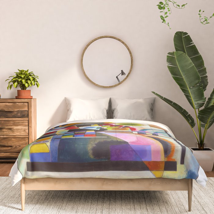 Wassily Kandinsky | Kandinsky Swinging | Swinging Comforter Gallery Image 3