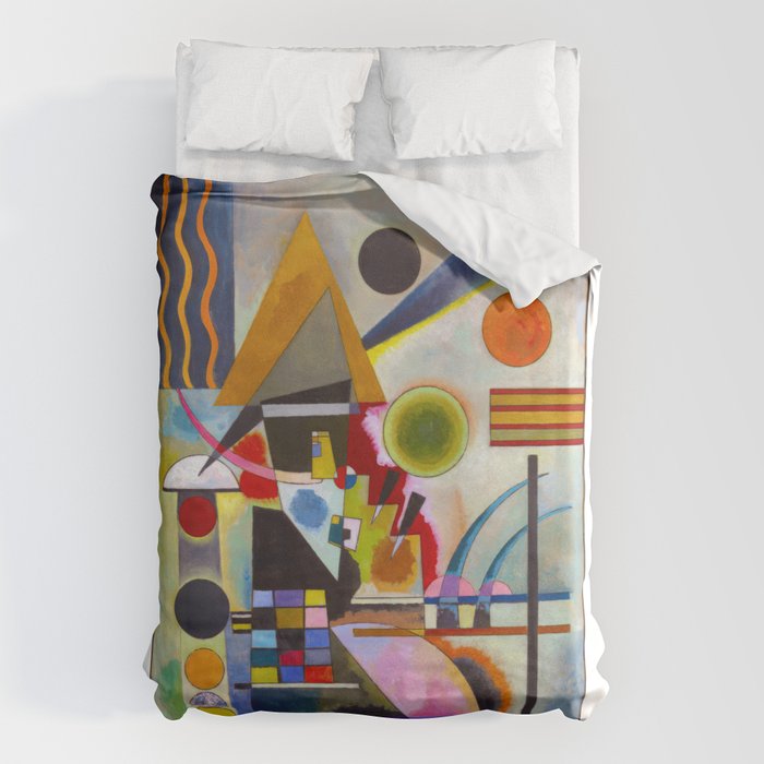 Wassily Kandinsky | Kandinsky Swinging | Swinging Duvet Cover Gallery Image 6