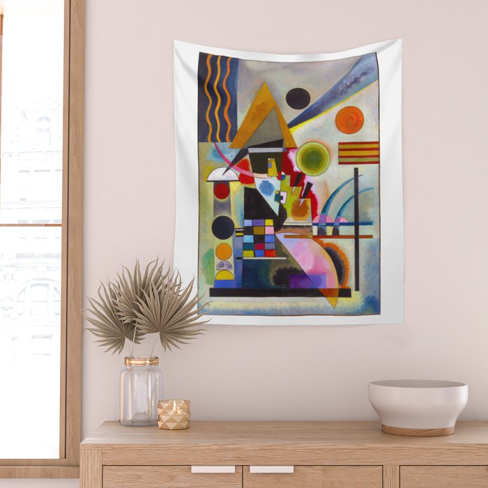 Wassily Kandinsky | Kandinsky Swinging | Swinging Wall Tapestry Gallery Image 2