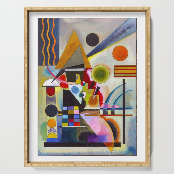Wassily Kandinsky | Kandinsky Swinging | Swinging Serving Tray Gallery Image 1