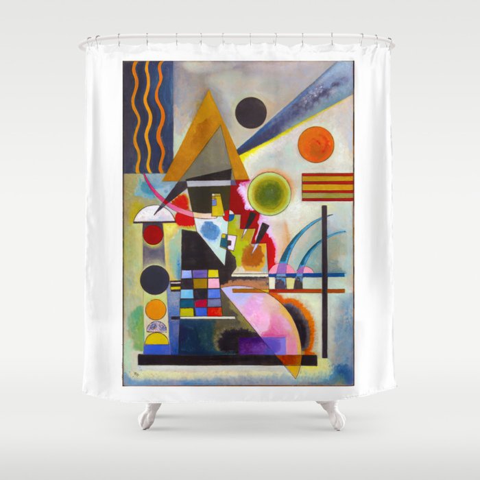 Wassily Kandinsky | Kandinsky Swinging | Swinging Shower Curtain Gallery Image 1