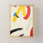 Abstract Colorful Brushtrokes Painting Mini Art Print Gallery Image 1