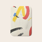 Abstract Colorful Brushtrokes Painting Bath Mat Gallery Image 1