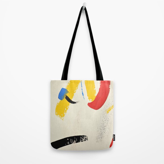 Abstract Colorful Brushtrokes Painting Tote Bag Gallery Image 2