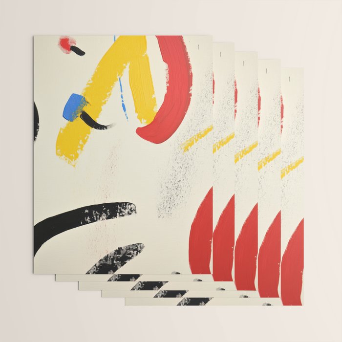 Abstract Colorful Brushtrokes Painting Wrapping Paper Gallery Image 3