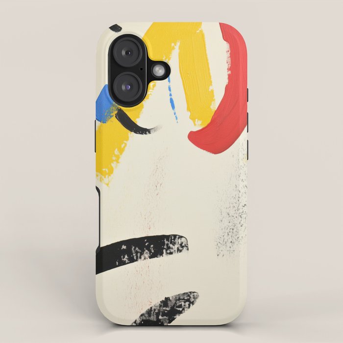 Abstract Colorful Brushtrokes Painting iPhone Case Gallery Image 1