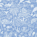 Coastal Daydreams Blue & White Ocean Collage Pattern Coffee Mug Gallery Image 2