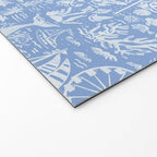 Coastal Daydreams Blue & White Ocean Collage Pattern Welcome Mat Gallery Image 2