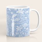 Coastal Daydreams Blue & White Ocean Collage Pattern Coffee Mug Gallery Image 1