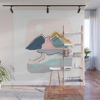 Minimalistic Landscape Wall Mural Gallery Image 1