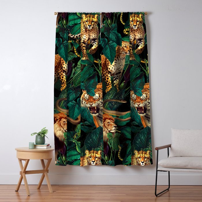 Dangers in the Forest XV Window Curtain Gallery Image 5