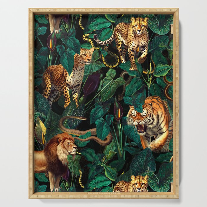 Dangers in the Forest XV Serving Tray Gallery Image 1