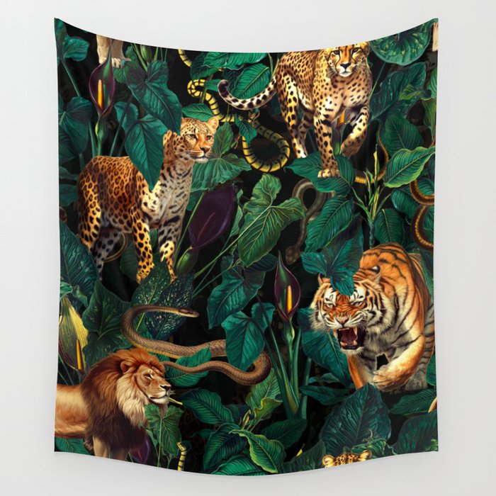 Dangers in the Forest XV Wall Tapestry Gallery Image 1