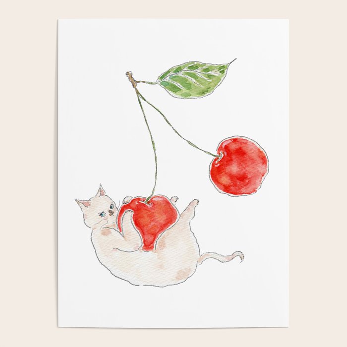 Cherry Cat Poster Gallery Image 4