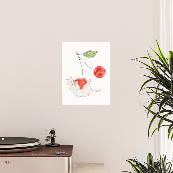 Cherry Cat Poster Gallery Image 2