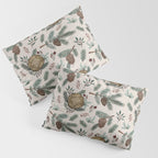 Winter Branches, Berries & Pine Cones Pillow Sham Gallery Image 3