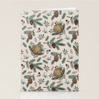 Winter Branches, Berries & Pine Cones Stationery Card Gallery Image 2