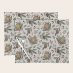 Winter Branches, Berries & Pine Cones Placemat Gallery Image 1