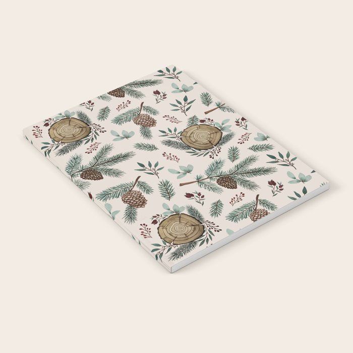 Winter Branches, Berries & Pine Cones Notebook Gallery Image 2