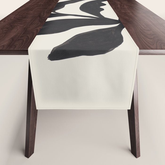 Ink Palm Plant Fossil Table Runner Gallery Image 1