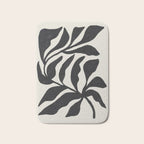 Ink Palm Plant Fossil Bath Mat Gallery Image 1