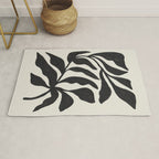 Ink Palm Plant Fossil Rug Gallery Image 1