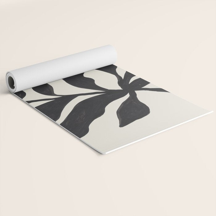 Ink Palm Plant Fossil Yoga Mat Gallery Image 2