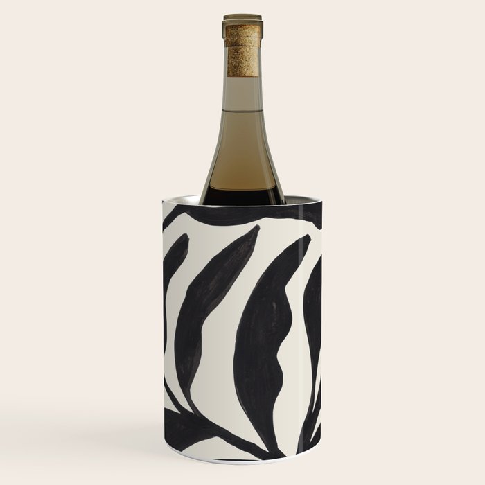 Ink Palm Plant Fossil Wine Chiller Gallery Image 1