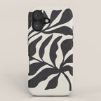 Ink Palm Plant Fossil iPhone Case Gallery Image 1