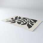 Ink Palm Plant Fossil Rug Gallery Image 3