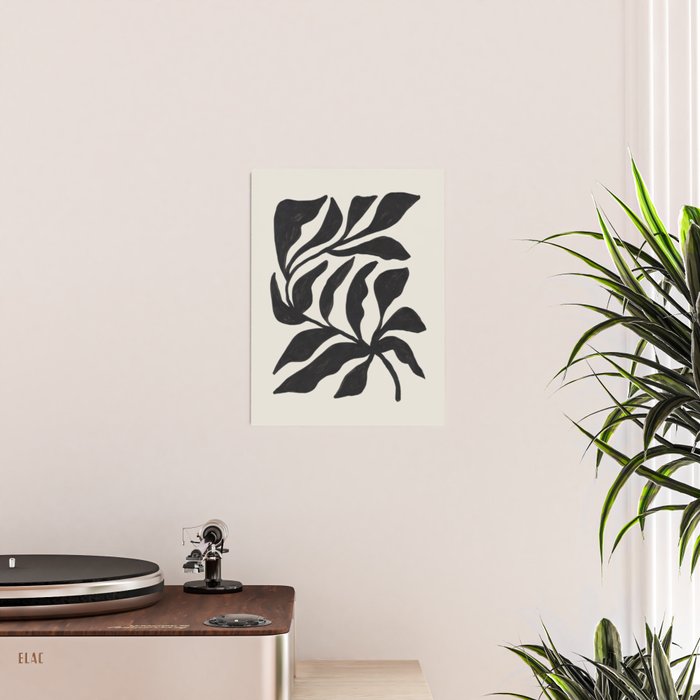 Ink Palm Plant Fossil Poster Gallery Image 2