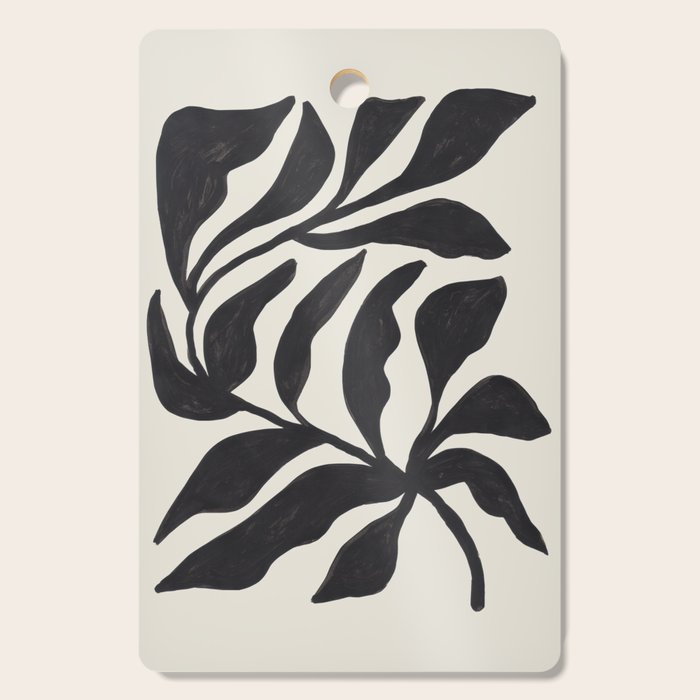 Ink Palm Plant Fossil Cutting Board Gallery Image 1
