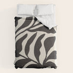 Ink Palm Plant Fossil Comforter Gallery Image 6