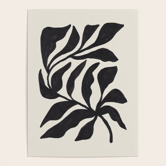 Ink Palm Plant Fossil Poster Gallery Image 4