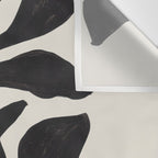 Ink Palm Plant Fossil Wall Tapestry Gallery Image 3