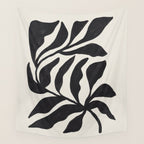 Ink Palm Plant Fossil Wall Tapestry Gallery Image 4