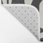 Ink Palm Plant Fossil Bath Mat Gallery Image 2