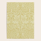 William Morris Brer Rabbit Golden Manilla Ivory Pattern  Poster Gallery Image 4