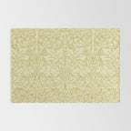 William Morris Brer Rabbit Golden Manilla Ivory Pattern  Rug Gallery Image 2