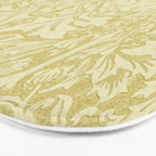William Morris Brer Rabbit Golden Manilla Ivory Pattern  Bath Mat Gallery Image 3