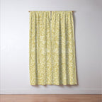William Morris Brer Rabbit Golden Manilla Ivory Pattern  Window Curtain Gallery Image 3