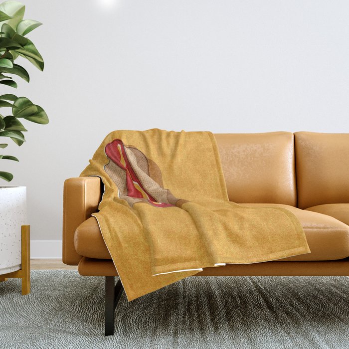 FAST FOOD / Hot Dog Throw Blanket Gallery Image 1