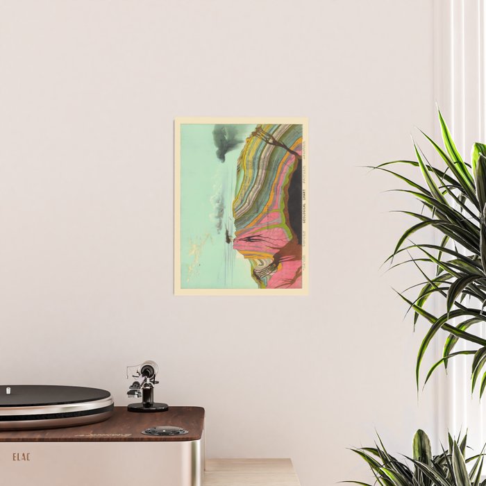 Landscape Painting, Cool Designs, Trippy Art, Mountain Painting, Scientific Poster - Geology Poster Gallery Image 2