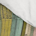 Landscape Painting, Cool Designs, Trippy Art, Mountain Painting, Scientific Poster - Geology Comforter Gallery Image 4