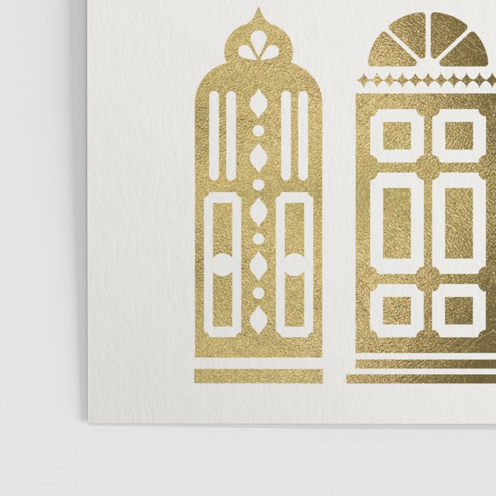 Moroccan Doors - Gold Palette Poster Gallery Image 3